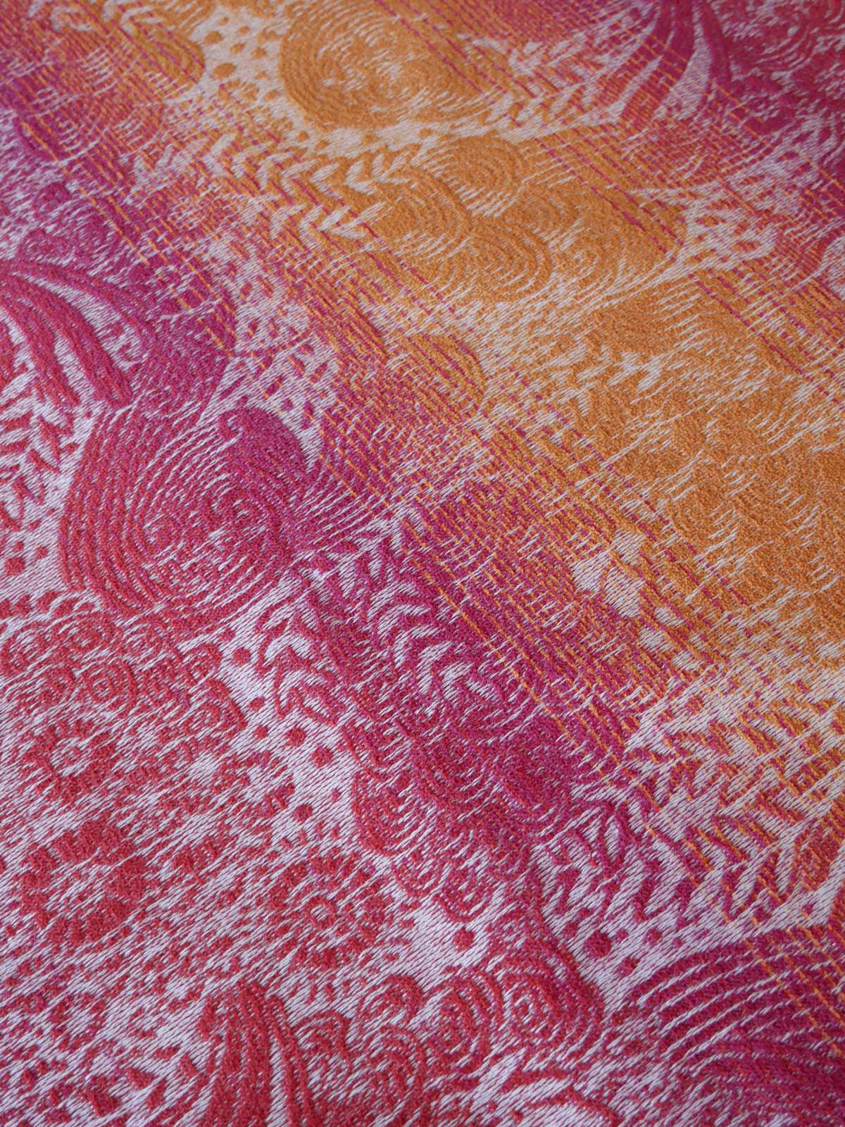 Reverse side of Marina Fresh Squeezed baby wrap.