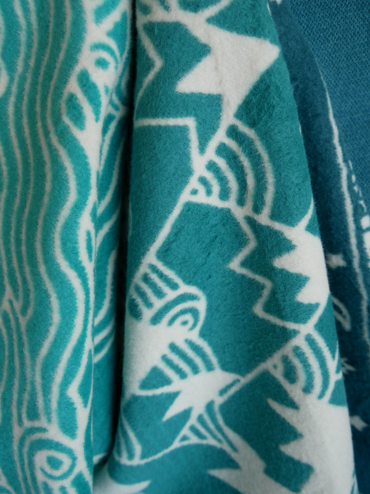 Misty Mountains Moonlit Brushed Cotton Baby Blanket