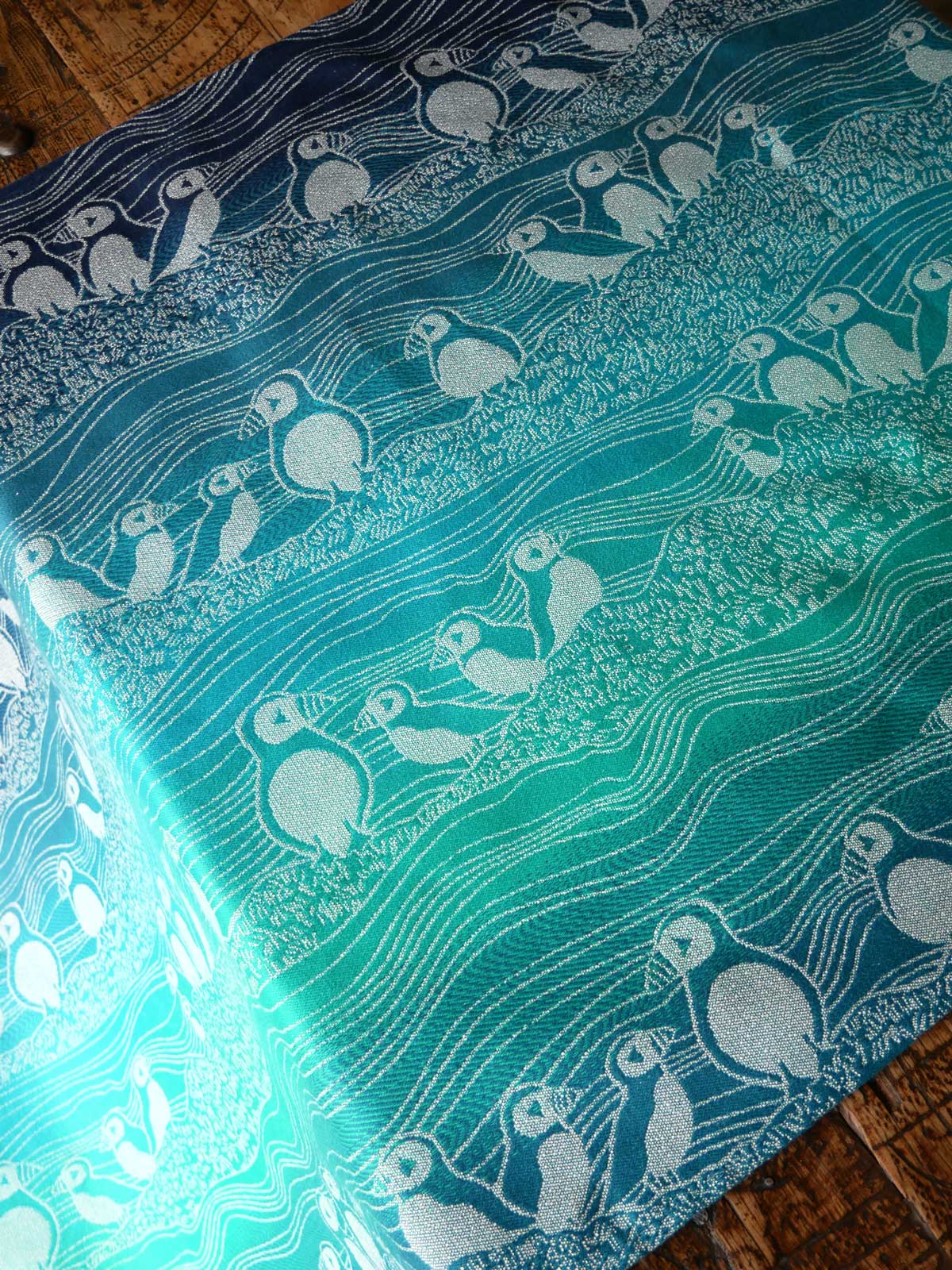 Puffins Hirta Fabric Pieces