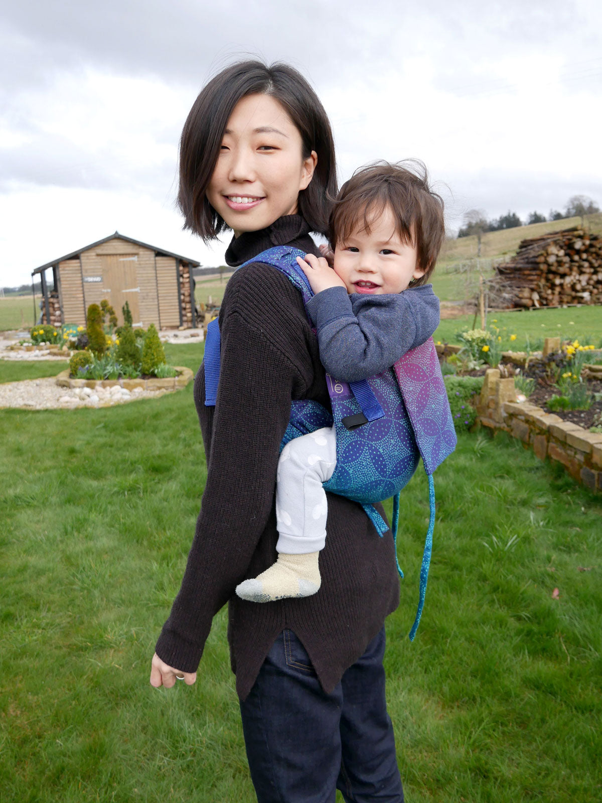 Starry Night Brew Onbuhimo Baby Carrier