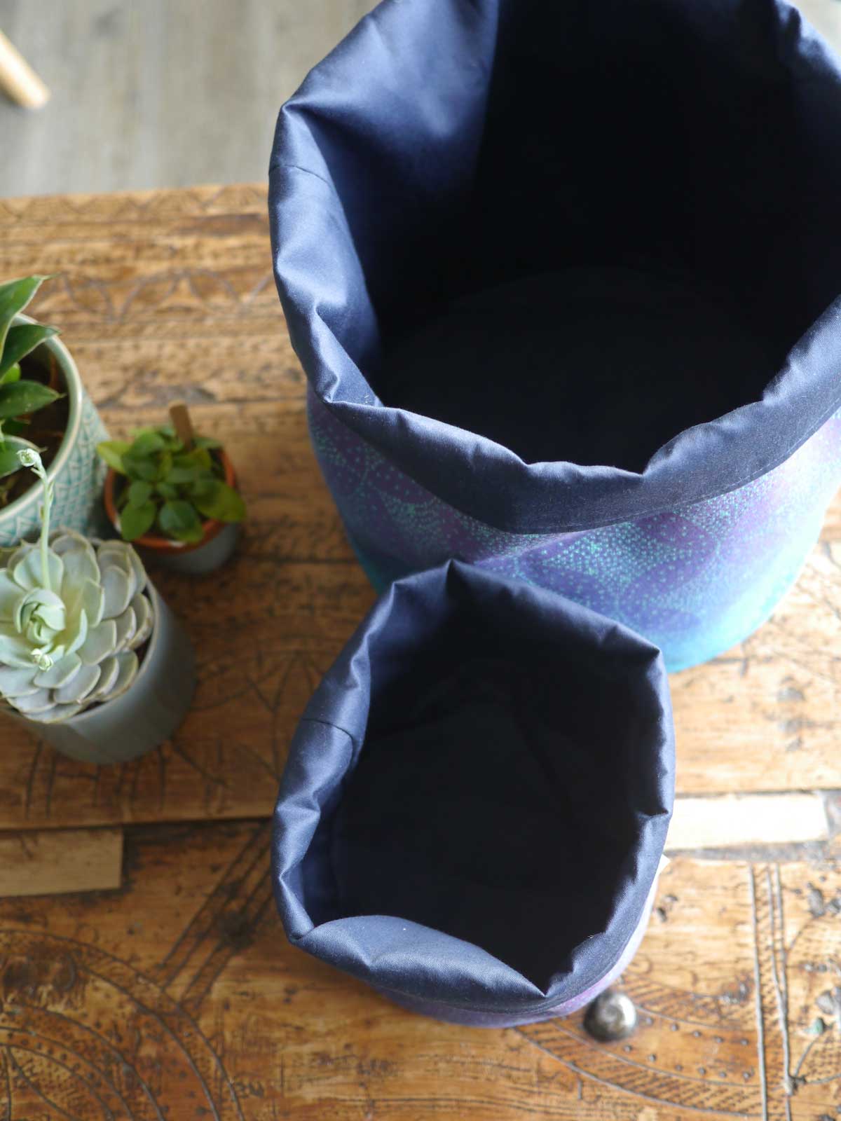 Starry Night Brew with Wild Silk Storage Basket