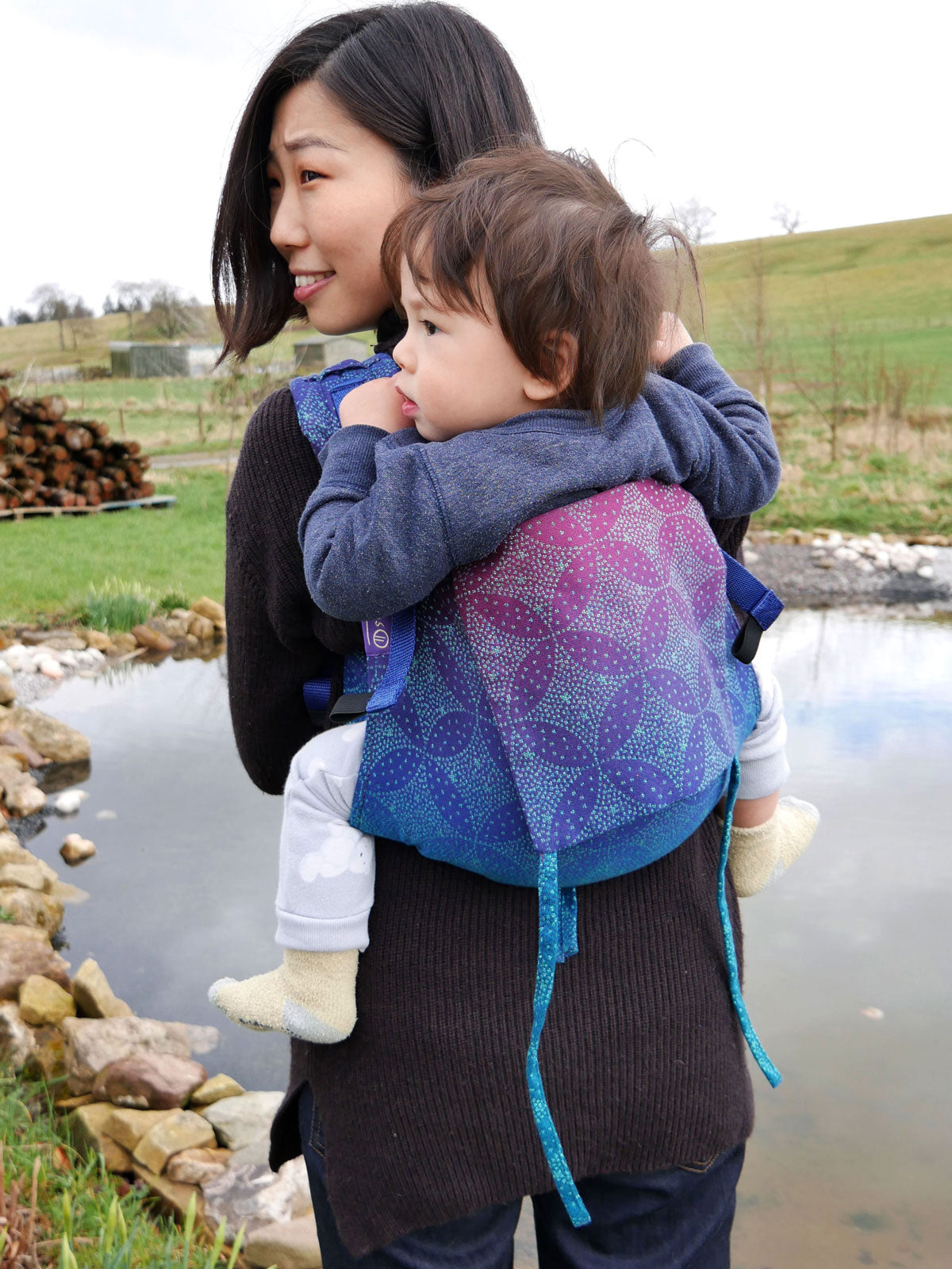 Starry Night Brew Onbuhimo Baby Carrier
