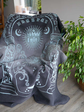 Doors of Durin Guardian Brushed Cotton Throw (Woven Second) [Grade 2]